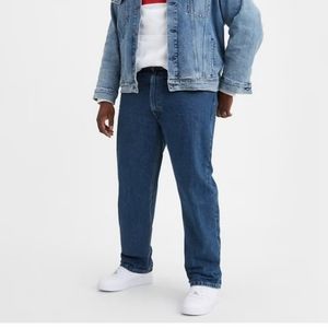 Levi's Men's 505 Regular Fit Straight Leg Denim Jeans Size 44 x 30 (Big & Tall)